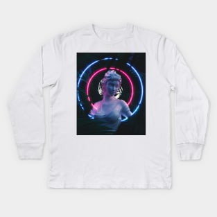 Neon Queen Kids Long Sleeve T-Shirt